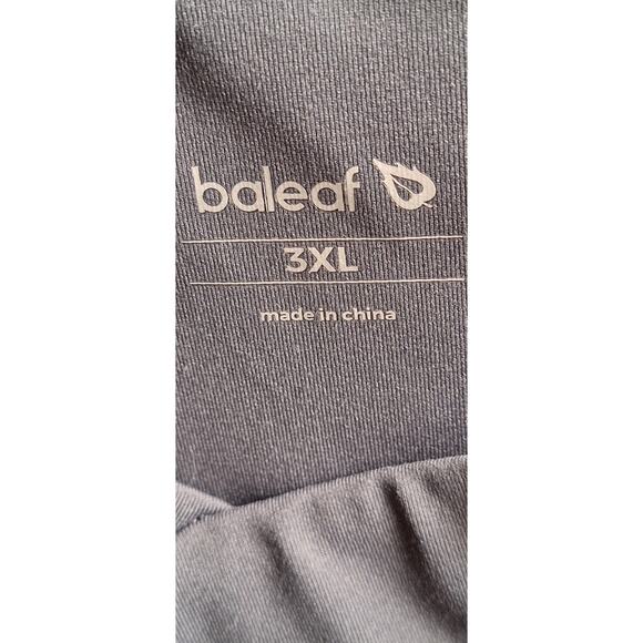 Baleaf Women's Crossover Wide Leg Flare Yoga Pants Leggings Gray Size 3XL - Picture 4 of 7